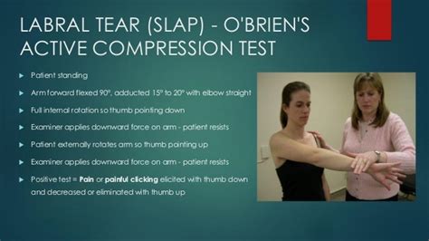 shoulder labral tear special tests